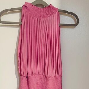 Bebe long pink dress brand new
